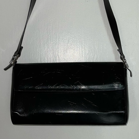 Francesco Biasia Black Leather Purse